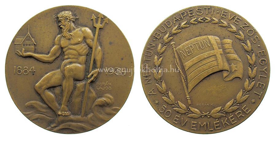 Ber�n Lajos: Neptun Budapesti Evez�s Egylet 1884-1934